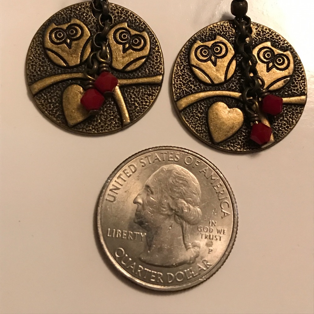Hoot owl earrings